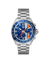Load image into Gallery viewer, TAG HEUER-FORMULA 1 SPECIAL EDITION CHRONOGRAPH X GULFQuartz, 43 mm, Steel CAZ101AT.BA0842