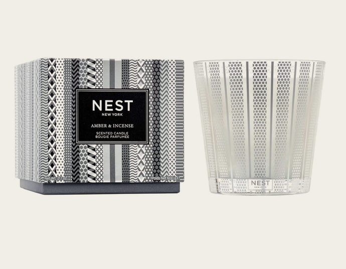 Nest-Amber & Incense 3-Wick Candle Nest03 AI