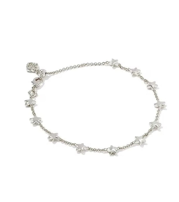Kendra Scott-Sierra Star Delicate Chain Bracelet in Silver Metal 9608864124