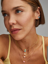 Load image into Gallery viewer, KENDRA SCOTT Mini Elisa Gold Satellite Short Pendant Necklace in Mint Magnesite 9608865029
