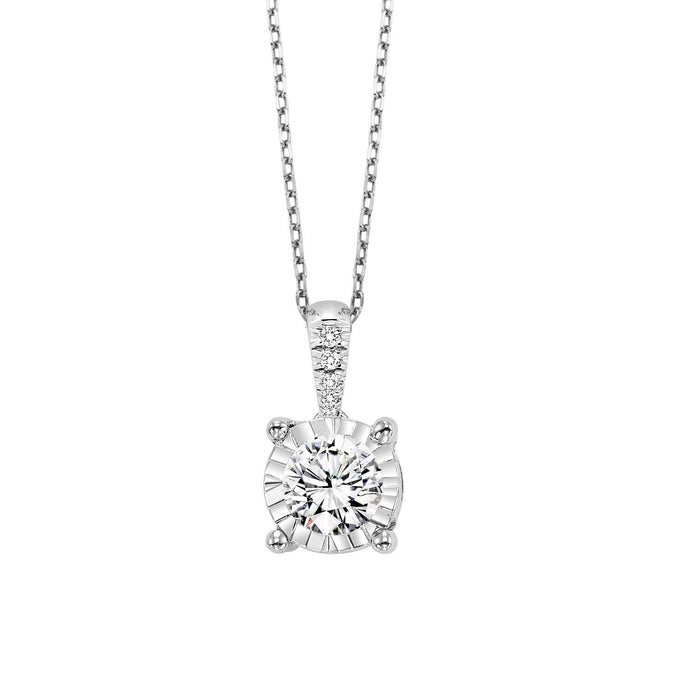 14k WG Diamond Pendant Necklace FP1425/10-4WC