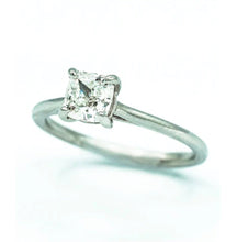 Load image into Gallery viewer, Diamond Ring-14k WG Cushion Modified Brilliant Cut Solitaire Ring 101-04469