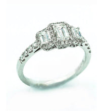 Load image into Gallery viewer, Diamond Ring-14k WG Diamond Ring 101-02802