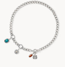 Load image into Gallery viewer, Kendra Scott-Raina Vintage Silver Charm Necklace 9608805561