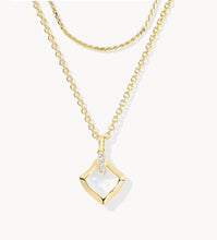 Load image into Gallery viewer, Kendra Scott-Joelle Gold Multi Strand Necklace in Ivory Mother-of-Pearl 9608873152
