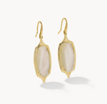 Load image into Gallery viewer, Kendra Scott-Dani Stepped Frame Gold Drop Earrings 9608806776