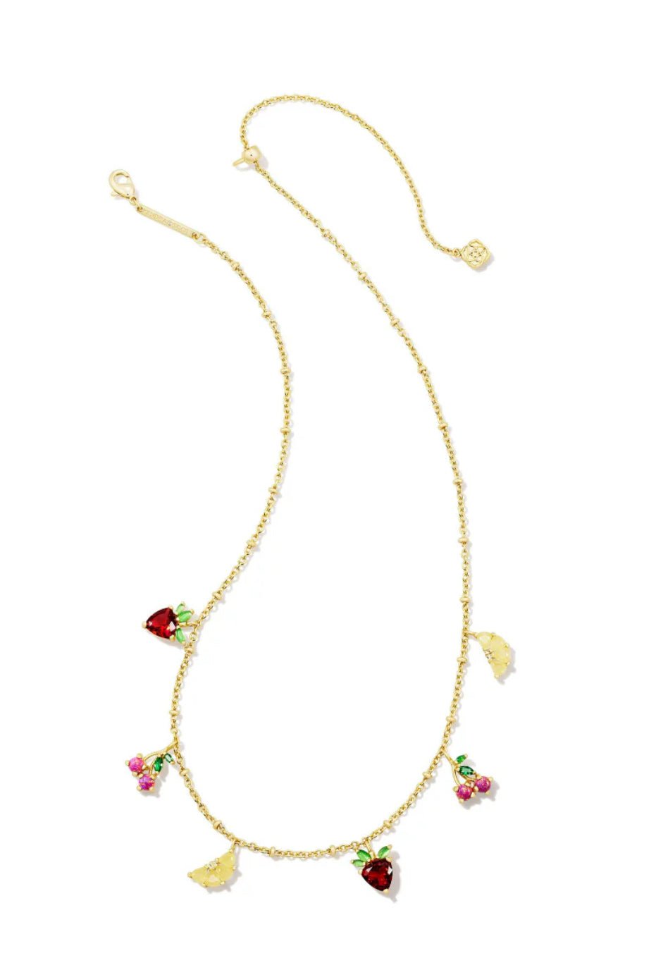 KENDRA SCOTT Fruit Gold Strand Necklace in Multi Mix 9608864751