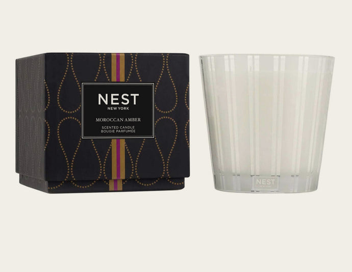 Nest-Moroccan Amber 3-Wick Candle NEST03 MA