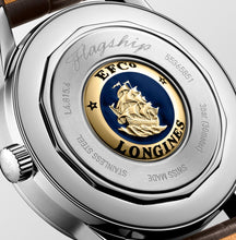 Load image into Gallery viewer, LONGINES-FLAGSHIP HERITAGE MOONPHASE, Automatic watch, Ø 38.50 mm, Stainless steel. L4.815.4.78.2