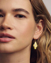 Load image into Gallery viewer, KENDRA SCOTT Abbie Medallion Gold Small Drop Earrings 9608894033