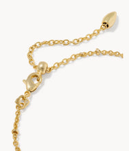 Load image into Gallery viewer, Kendra Scott-Tiger Striped Elaina Gold Delicate Chain Bracelet in Natural Mother-of-Pearl 9608805497