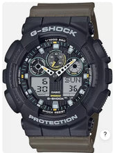 Load image into Gallery viewer, CASIO G-SHOCK GA-100TU-1A3JF Two Tone Utility Colors Analog Digital Men Watch