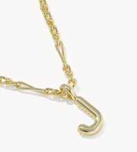 Load image into Gallery viewer, KENDRA SCOTT Bubble Letter A Gold Short Pendant Necklace 9608805603