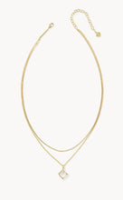 Load image into Gallery viewer, Kendra Scott-Joelle Gold Multi Strand Necklace in Ivory Mother-of-Pearl 9608873152
