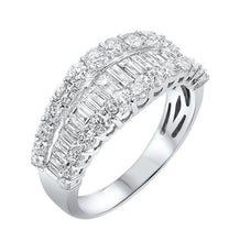 Load image into Gallery viewer, 14Kt White Gold Diamond 2.37cts Anniversary Ring RG10243-4WC