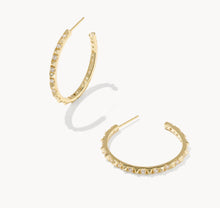 Load image into Gallery viewer, Kendra Scott-Fate Gold Hoop Earrings 9608806831