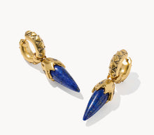 Load image into Gallery viewer, Kendra Scott-Catherine Vintage Gold Convertible Huggie Earrings 9608880488