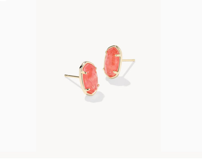 KENDRA SCOTT Grayson Gold Stone Stud Earrings 9608884102