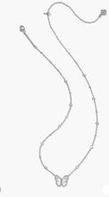Load image into Gallery viewer, KENDRA SCOTT Cailey Butterfly Silver Short Pendant Necklace 9608894546