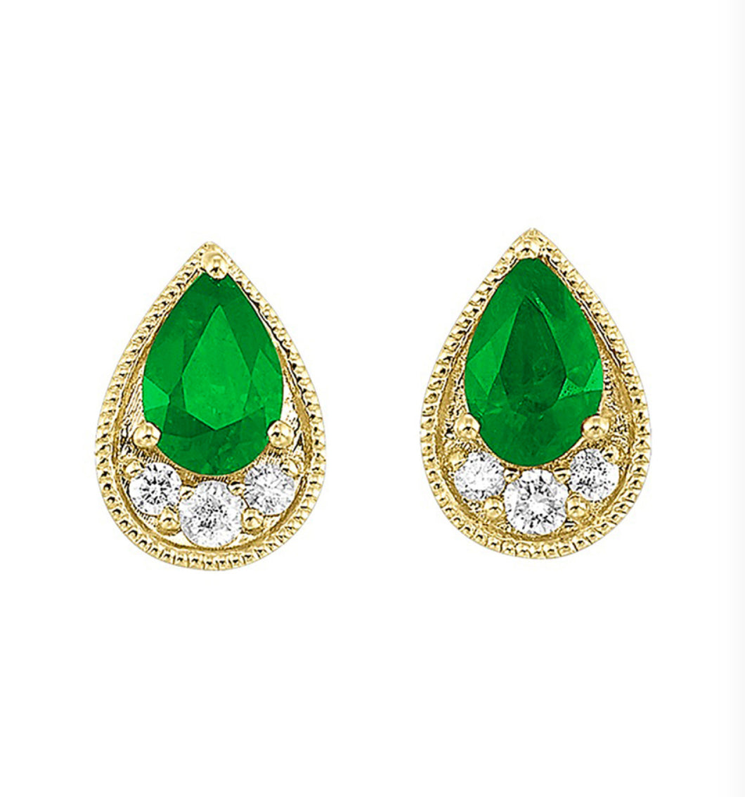 14kYG Gold Diamond Gemstone Earring
SKU: ER35781-4YDE