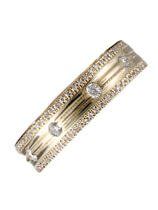 14K YG Diamond Ring RG11678-4YCSC