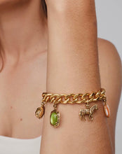 Load image into Gallery viewer, Kendra Scott-Raina Vintage Gold Charm Bracelet S/M 9608805562