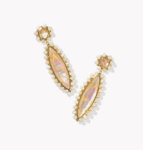 Load image into Gallery viewer, KENDRA SCOTT Genevieve Gold Beaded Statement Earrings 9608877687