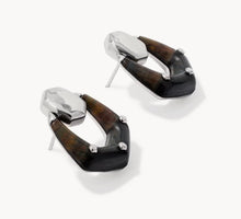 Load image into Gallery viewer, Kendra Scott-Embry Silver Open Frame Earrings 9608806373