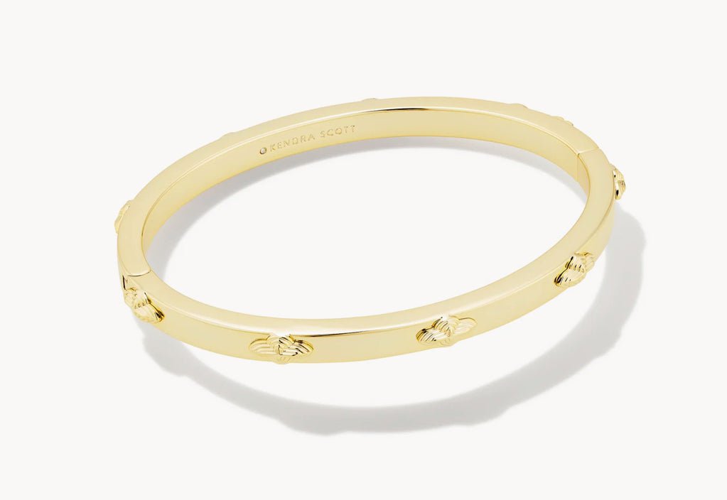 KENDRA SCOTT Abbie Metal Bangle Bracelet in Gold # 9608856490 M/L