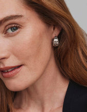 Load image into Gallery viewer, Kendra Scott-Raina Vintage Silver Hoop Earrings 9608805567