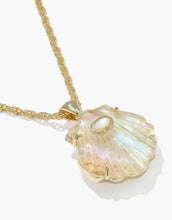 Load image into Gallery viewer, KENDRA SCOTT Lucia Shell Gold Short Pendant Necklace 9608894881