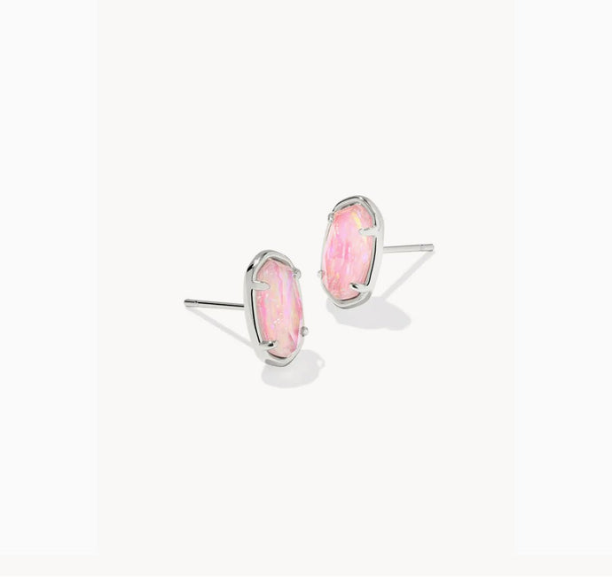 KENDRA SCOTT Grayson Silver Stone Stud Earrings 9608884601
