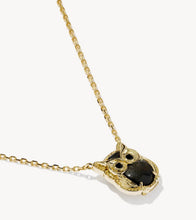 Load image into Gallery viewer, KENDRA SCOTT Owl Gold Short Pendant Necklace 9608893279