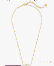 Load image into Gallery viewer, Kendra Scott-Elisa Gold Pendant Necklace in Ivory Mother-of-Pearl 9608862606
