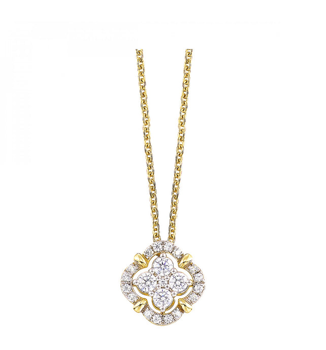 14K YG Diamond Pendant
PD11122-4YC