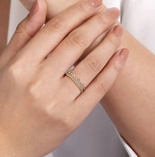 Load image into Gallery viewer, Gabriel &amp; Co-14K Yellow Gold Diamond Easy Stackable Ring-Bujukan LR52233Y45JJ