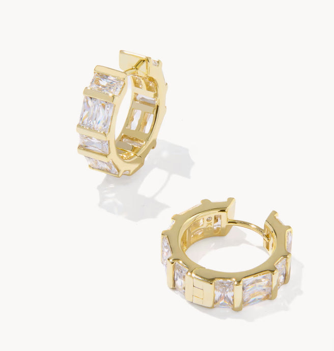 Kendra Scott-Jamie Gold Huggie Earrings 9608880555