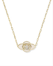 Load image into Gallery viewer, KENDRA SCOTT Abbie Medallion Gold Short Pendant Necklace 9608894345