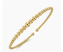 Load image into Gallery viewer, GABRIEL &amp; Co 14K Yellow Gold Bujukan Open Bangle BG4584-6Y4JJJ