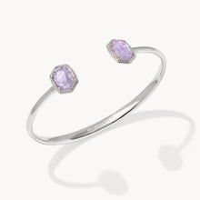 Load image into Gallery viewer, Kendra Scott-Daphne Silver Frame Cuff Bracelet 9608895036