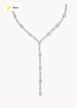 Load image into Gallery viewer, KENDRA SCOTT Lexi Silver Y Necklace in White Crystal 9608866446