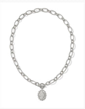 Load image into Gallery viewer, KENDRA SCOTT Grandma Silver Link and Chain Necklace 9608895033