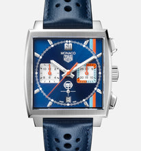 Load image into Gallery viewer, Tag Heuer-SPECIAL EDITION
TAG HEUER MONACO
GULF
Automatic Chronograph, 39 mm, Steel
CBL2115.FC6494