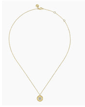 Load image into Gallery viewer, Gabriel &amp; Co-14K Yellow Gold Round M Initial Pendant Necklace with Diamonds NK7418M-Y45JJ