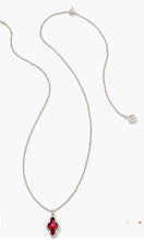 Load image into Gallery viewer, Kendra Scott-Framed Abbie Silver Short Pendant Necklace in Light  9608856829