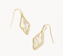 Load image into Gallery viewer, Kendra Scott-Kinsley Gold Drop Earrings in Ivory Mother-of-Pearl 9608856989