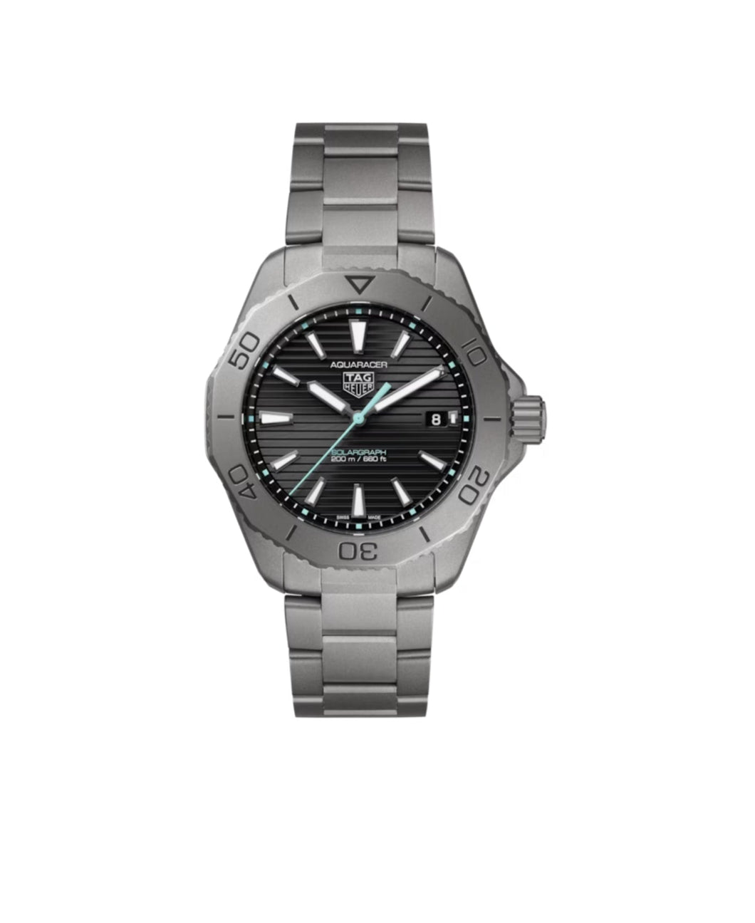 TAG HEUER-AQUARACER
PROFESSIONAL 200 SOLARGRAPH
Quartz Watch, 40 mm, Titanium
WBP1180.BF0000