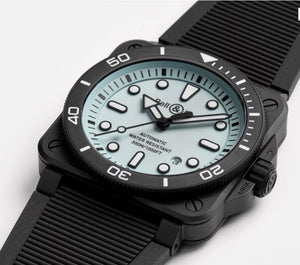 BELL & ROSS
BR 03 Diver Full Lum Ceramic 42 mm. BR03A-D-LM-CE/SRB