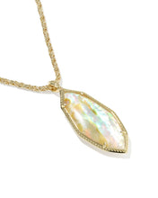 Load image into Gallery viewer, KENDRA SCOTT Ophelia Gold Large Long Pendant Necklace 9608889399
