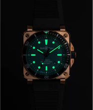 Load image into Gallery viewer, Bell&amp;Ross-BR 03-92 DIVER BLACK &amp; GREEN BRONZE